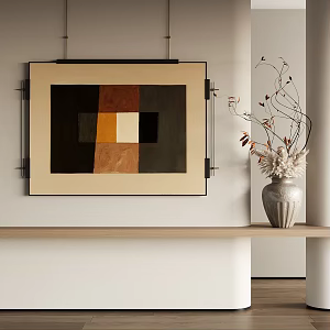 Quiet Wind Decorative Painting 3d model