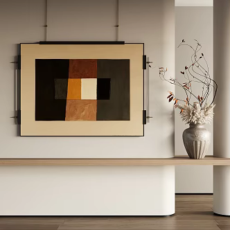 Quiet Wind Decorative Painting 3d model