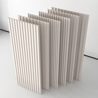 Modern wall panel 3d model