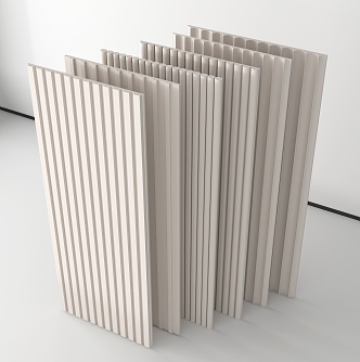 Modern wall panel 3d model