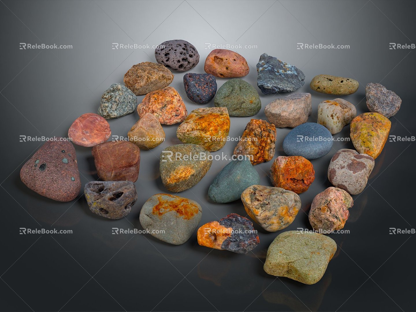 Rock Rock Block Rock Block Rock Specimen Boulder Big Stone Block Rock Stratum Rock Stratum Rock Stratum Rock 3d model