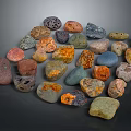 Rock Block Rock Block Rock Specimen Boulder Big Stone Block Rock Stratum Rock Stratum Rock Stratum Rock 3d model