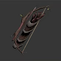 Bow and Arrow CG Bow and Arrow Cartoon Bow and Arrow Cartoon Bow Animation Bow and Arrow stylized bow 3d model