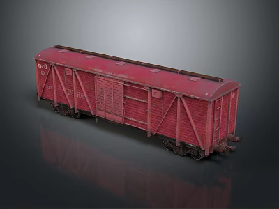 Trailer container trailer 3d model