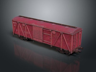 Trailer container trailer 3d model