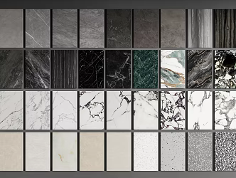 modern stone marble rock slab stone clapboard tile 3d model