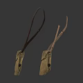 Two Brown Crossbody Bags With Black And Brown Straps Simple Design