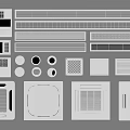 Various Styles and Designs of Air Conditioner Vents in Multiple Sizes