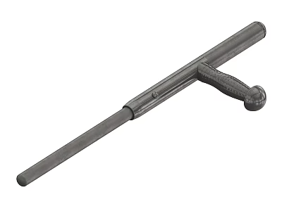 Tactical Metal Handheld Weapon With Long Bar And T Handle Grip 3d model