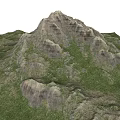 Scenic Mountain Landscape with Rocky Peaks Lush Green Vegetation and Natural Terrain