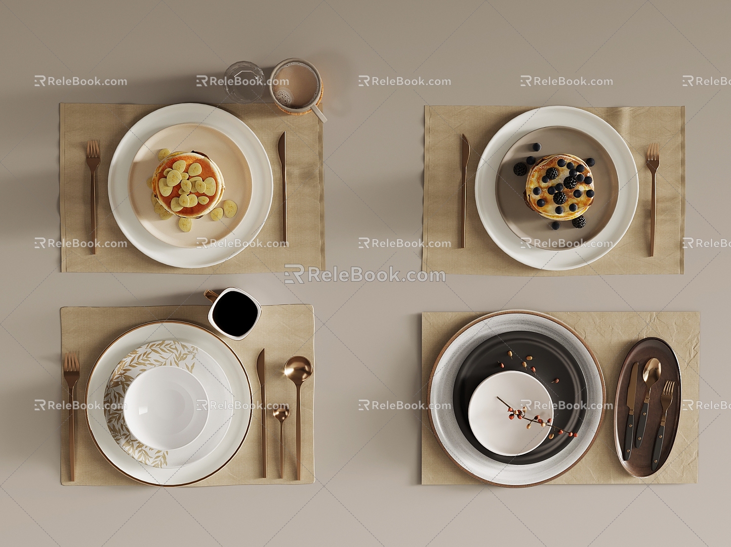 Tableware 3d model