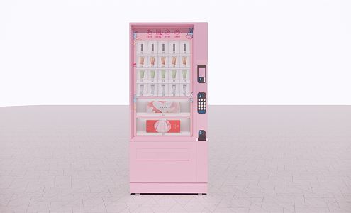 Modern self-service vending machine net red self-service vending machine 3d model