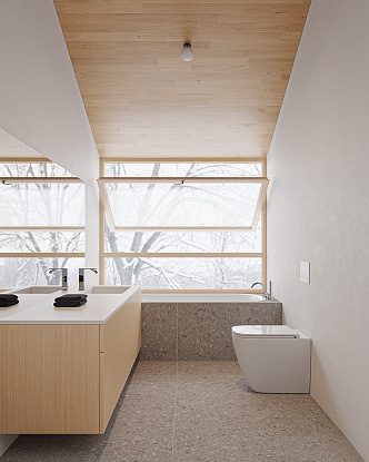 Modern toilet 3d model