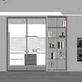 Changhong sliding door 3d model