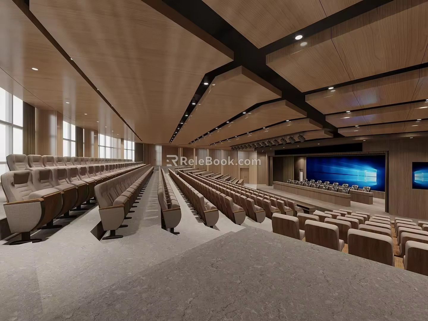 Report Hall 3d model