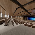 Report Hall 3d model