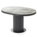 Simple Marble Dining Table Marble Dining Table Simple Dining Table Black Dining Table Dining Table Table 3d model