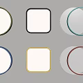 modern ceiling lamp 3d model