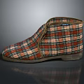 Warm Plaid Pattern Indoor Slippers With Comfortable Sole And Soft Lining