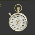 Professional Sports Equipment Analog Stopwatch with Clear Dial and Accurate Timing