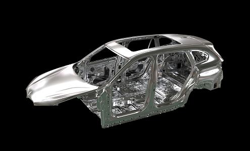 Modern Frame Car Frame 3d model