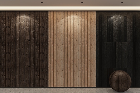 anticorrosive wood wall panel floor 3d model