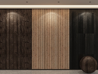 anticorrosive wood wall panel floor 3d model