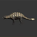 Armored Dinosaur With Spotted Shell And Realistic Prehistoric Features 3d model