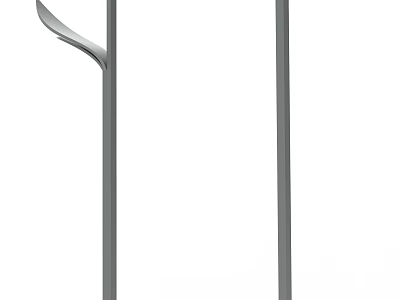 Modern Outdoor Garden Light With Sleek Metal Pole And Contemporary Decorative Design 3d model