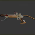 Crossbow Mechanical Crossbow Shift Bow and Arrow Shoot Far Equipment Weapons High-tech Crossbow 3d model