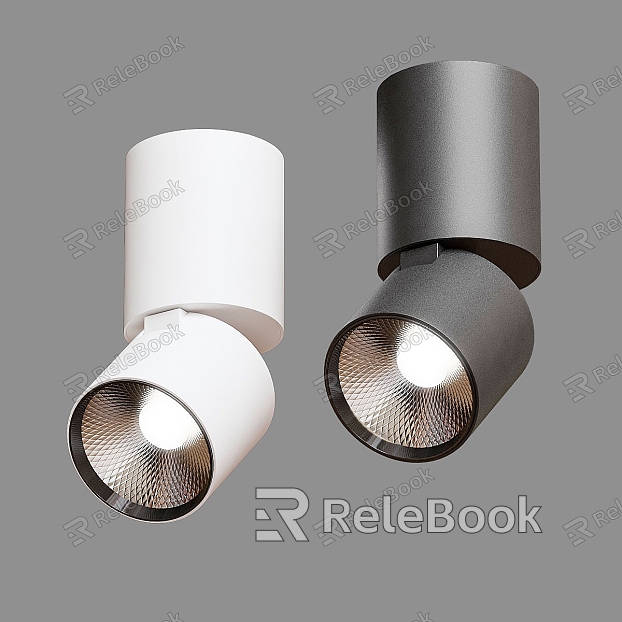 Simple downlight spotlight model