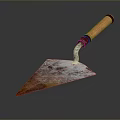 spatula woodworking spatula file tool file manual file cement spatula life supplies 3d model