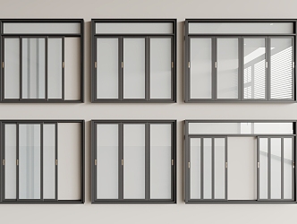 window sliding window aluminum alloy window 3d model