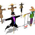 Modern Scarecrow 3d model