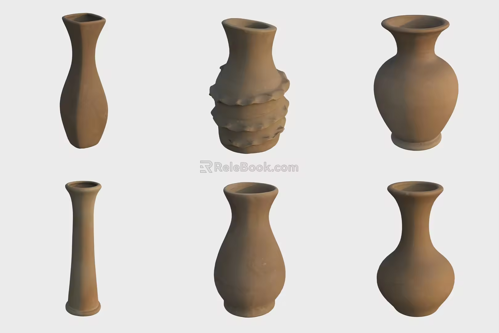 Ancient Wine Bottle Wine Pottery Art 3d model