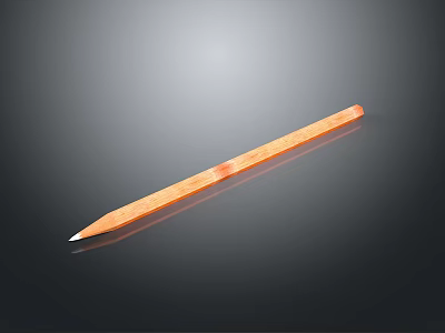 Tactical Orange Dagger Weapon with Sharp Metal Blade and Ergonomic Grip 3d model