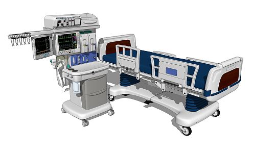 Modern Medical Devices Medical Equipment 3d model