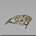 Futuristic Cosmic Spaceship Design For Interstellar Exploration And Space Travel