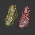 Stylish Gray Sporty Sneakers with Reflective Details Lace-Up Design Thick Sole and Trendy Look
