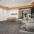 New Chinese Hall Hotel Reception Hall 3d model