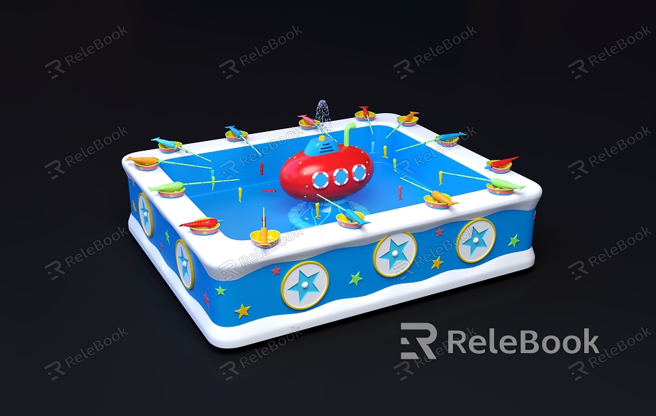 Fishing Pool Amusement Equipment model