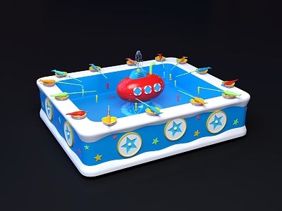 Fishing Pool Amusement Equipment model