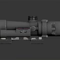 Modern telescope sight collimator infrared sight 3d model