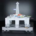 warship base 3d model