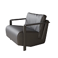 Modern Single Sofa Leisure Chair 3d model