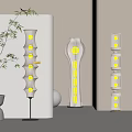 French floor lamp floor lamp combination 3d model