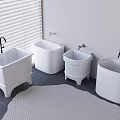 Mop pool mop pool faucet 3d model