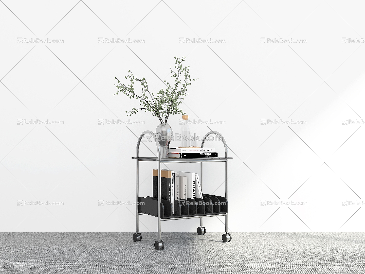 Modern side-table mobile side-table sofa side-table 3d model