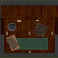 Classic Wooden Writing Desk With Bookcase Multiple Storage Drawers Books And Stationery On Top