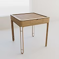 Modern Wooden Entertainment Table with Metal Legs and Drawer Design for Living Room Decor